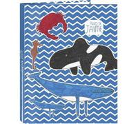 Shein CARPETA FOLIO 4 ANILLAS MIXTAS ALGO DE JAIME OCEAN - Carpeta Anillas Licencia Oficial - Diseño Exclusivo - Ideal para Uso Diario - Material Duradero -