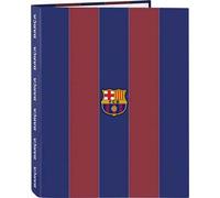 Shein CARPETA FOLIO 4 ANILLAS MIXTAS F.C.BARCELONA 1ª EQUIP. 23/24 - Carpeta Anillas Licencia Oficial - Diseño Exclusivo - Ideal para Uso Diario - Material