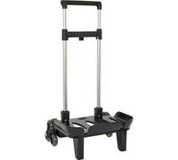 Shein Carro Portamochilas Plegable con Triple Rueda Trolley Negro - Carro Escolar Universal para Mochilas - Trolley Resistente, Silencioso y Ergonómico⚫ E