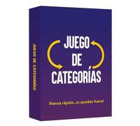 Shein Cartas de Juego de Categorías en Español, Pensamiento Rápido y Desafía a tus Oponentes, Di Palabras de Categoría sin Repetición ni Vacilación, Adecuad