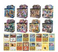 Shein Cartas de Pokémon del anime Stellar Crown SCARLET&VIOLE 151 Obsidian Flames Ultra Prism en inglés, paquete de refuerzo para intercambio de cartas como
