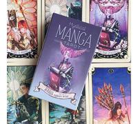 Shein Cartas de Tarot de Manga Místico, 78 Cartas de Tarot para reuniones familiares y de amigos, juego de fiesta