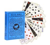 Shein Cartas del Oráculo Lenormand de Pájaro Azul, 38 piezas, Cartas de adivinación y tarot para juegos de fiesta y regalos