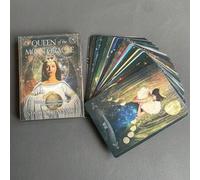 Shein Cartas del Oráculo Reina de la Luna, Mazo de Adivinación, Edición Visión en Inglés, Juego de Tablero de Tarot, Juego de Mesa para Fiestas, Excelente R