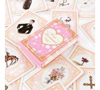 Shein Cartas Lenormand de rosas románticas, sistema tradicional, Lenormand suave y cálido, Lenormand de amor y relaciones