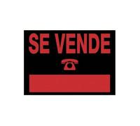 Shein Cartel "se vende" 500x230 mm pvc negro archivo 2000 6162 ne