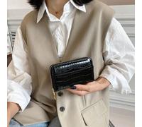 Shein Cartera con diseño en relieve de cocodrilo, con cremallera alrededor, ligera y moderna para tarjetas de crédito/ID, efectivo, uso empresarial/casual,
