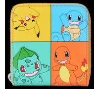 Shein Cartera Mew Y Pokémons Iniciales De Kanto Con Amplios Compartimentos Para Tarjetas y Billetes - Cartera Ligera Con Cierre Seguro y Diseño Exclusivo de