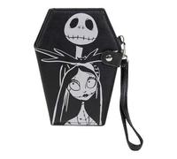 Shein Cartera Polipiel Nightmare Before Christmas Compacta y Ligera | Cartera Nightmare Before Christmas con Compartimentos Organizados para Documentos, Ord
