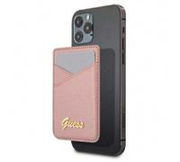 Shein Cartera Tarjetero con Magsafe de Piel Guess para iPhone 12 Diseño Saffiano en Color Rosa GUWMSSASLPI - Producto Original - Envio Rapido desde España
