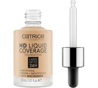 Shein Catrice - Base de Maquillaje Líquida HD Coverage - 10 Beige Claro