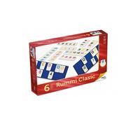 Shein Cayro - Rummi - + 8 Años - Modelo Clásico - Juegos Divertido de Mesa para Niños y Adultos - 159 Piezas, 1 Bolsa de Tela y 6 Soportes - 2 a 6 Jugadores