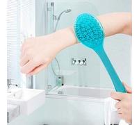 Shein Cepillo de baño con mango extra largo de 36,5 cm, cerdas suaves antideslizantes, adecuado para áreas de difícil acceso como los pies y los hombros, pa