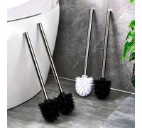Shein Cepillo de baño de acero inoxidable de estilo minimalista japonés, resistente a la corrosión, cepillo de baño manual con mango largo ergonómico, cepil