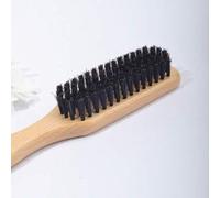 Shein Cepillo de cerdas de jabalí para cabello y barba para hombres y mujeres - Cepillo profesional de cerdas de crin sin perfume para peinar, recortar y al