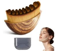 Shein Cepillo de contorno facial para drenaje linfático, adecuado para la cara, el mentón y el cuello. Con un diseño ergonómico para un contacto preciso con