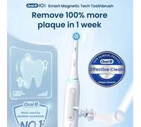 Shein Cepillo de dientes eléctrico Oral B IO 3 Series para adultos con tres modos, control de presión inteligente, recordatorio de cambio de zona cada 30 se