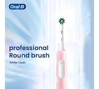 Shein Cepillo de dientes eléctrico recargable Oral B Pro1 Max 3D con cabezal de cepillo pequeño y redondo, vibración rotatoria para el cuidado oral, regalo