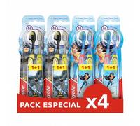 Shein Cepillo de dientes infantil suave Batman o Wonder Woman para niños 6+ años Pack de 4 (Entrega en 48 horas), Cepilo dental diseñado para niños a partir