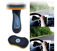 Shein Cepillo limpiador de película de aceite para coche, multifuncional, antivaho para cristales, limpiador de película de aceite para coche, cepillo limpi