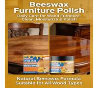 Shein Cera de abeja para muebles - Este pulimento de cera de abeja se enfoca en el cuidado diario integral de los muebles de madera maciza. Con la cera de a