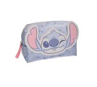Shein CERDÁ LIFE'S LITTLE MOMENTS Neceser de Viaje de Stitch -Azul claro - Gran Capacidad de Almacenamiento - Cierre de Cremallera - Producto Original