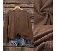 Shein C'est La Vie Suéter con estampado de letras simples para mujer, elegante y casual. Perfecto para fiestas, reuniones familiares y uso diario. Ideal par