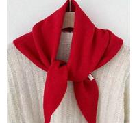 Shein Chal/Bufanda triangular de lana 100% tejida a mano para mujer, versátil y multifuncional como calentador de cuello pequeño, entrega rápida, gran regal