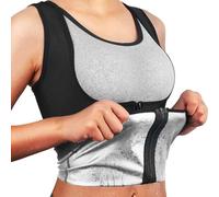 Shein Chaleco deportivo transpirable para exteriores, traje de sauna para mujer, camisa de sauna, prenda moldeadora, faja reductora, corsé, accesorios de gi