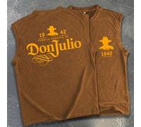 Shein Chaleco redondo con cuello para hombre desgastado de Bounty Hunter