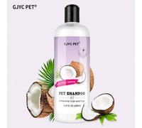 Shein Champú de limpieza profunda para mascotas, champú y acondicionador con aroma a coco para perros y gatos para el control del olor, eliminación de sucie