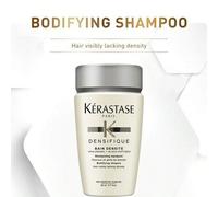 Shein Champú DENSIFIQUE Bodifying de 80 ml para volumen y grosor, fórmula repulpante Bain Densite para cabello dañado, ácido hialurónico y glucopéptidos par
