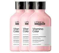 Shein Champú fijador del color para cabello teñido de L'Oréal Professionnel, con resveratrol, Serie Expert, Vitamino Color Shampoo, 300 ml
