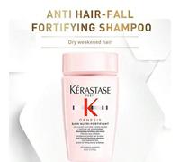 Shein Champú fortificante anticaída GENESIS de 80 ml, Bain Nutri-Fortifiant con raíz de jengibre y edelweiss. Nutre el cabelludo, fortalece las raíces, redu