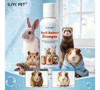 Shein Champú para mascotas pequeñas - 3.38 Fl Oz Limpiador suave sin lágrimas, adecuado para cobayas, conejos, hurones, hámsters y erizos, fórmula desodoriz