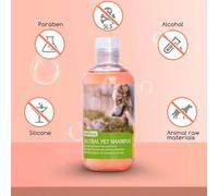 Shein Champú para perros de pelo largo y cachorros, champú antipicor y antiolor para perros, avena, mangostán, miel de almendras, lavanda y cítricos, 250 ml