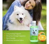 Shein Champú para perros de pelo largo y cachorros, champú antipicor y antiolor para perros, avena, mangostán, miel de almendras, lavanda y cítricos, 250 ml