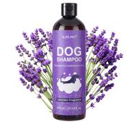 Shein Champú y acondicionador para perros 2 en 1 con fragancia de lavanda, fórmula calmante y refrescante, infundida con un cautivador aroma a lavanda para
