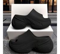 Shein Chanclas de 9cm de plataforma cómodas y no cansadas de unicolor, de estilo fashion Y2K, con diseño hueco, para usar en la playa/hogar/oficina en veran