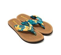 Shein Chanclas de playa y piscina - Hibiscus - Flip Flop Verano Primavera de suela antideslizante - Para mujer - Tallas 36 al 41 EU - de moda-cómodas-comfor