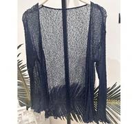 Shein chaqueta magica Liso Casual Tejido similar a la lana Acaracolado chaqueta magica fiesta del té desalmuerzo Concierto de música countr