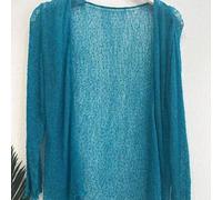 Shein chaqueta magica Liso Casual Tejido similar a la lana Acaracolado chaqueta magica fiesta del té desalmuerzo Concierto de música countr