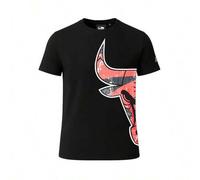 Shein Chicago Bulls Men's T-Shirts Black