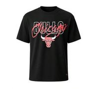 Shein Chicago Bulls Men's T-shirts Black