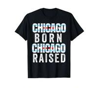 Shein Chicago Flag Illinois For Men Women Chitown Pride Souvenir Funny Crew Neck Tee With Stylish Print Casual & Comfortable Travel Clothing For Fashion