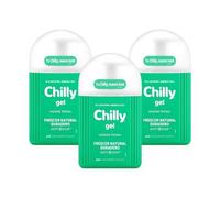 Shein Chilly Pack de 3 Botes de Gel Íntimo Fórmula Fresca y Duradera 250 ml (750 ml en Total)