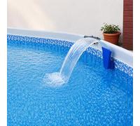 Shein Chorro de Fuente Cascada para Salida de Piscina 81*2.5MM Interfaz Universal Roscada Fácil Instalación Montaje Directo en Intex Boca Ancha Flujo de Agu