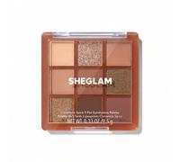 Shein Cinnamon Spice Paleta de sombras de ojos de 9 colores Brillos Marca Belleza Maquillaje Cosmético para Mujeres Niñas Perfecto para Invierno Ideal para