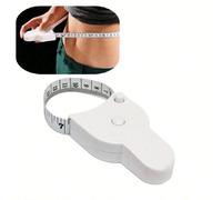 Shein Cinta métrica retráctil de 60 pulgadas (150 cm), cinta métrica autoadjustable, medición precisa del tamaño corporal, seguimiento efectivo de una sola