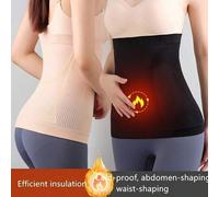 Shein Cinturón de cintura de temperatura constante para otoño/invierno, faja abdominal de alta elasticidad y calentamiento para dar forma al vientre